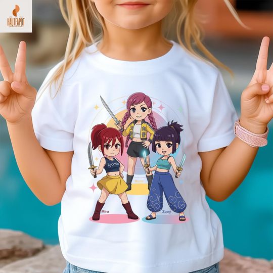 Discover Demon Hunters Comfort Colors Kids T Shirts, First Day of Kindergarten Shirt, Back to School Outfit, Kids T Shirts, Birthday Gift for Kid