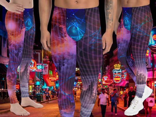 Discover Mens Leggings Galactic Nebula, Bjj Compression Spats