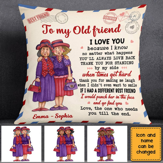 Discover To My Old Friend Pillow