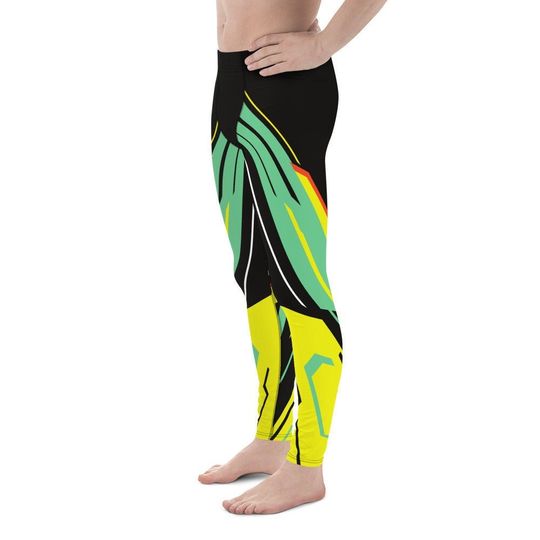 Discover Mellow Yellow Graphic Men's Leggings