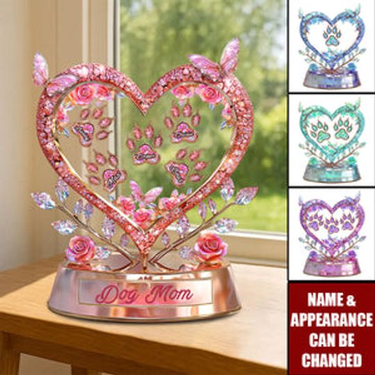 Discover Fur Mama - Personalized Custom Shaped Acrylic Plaque, Gift For Dog Lover