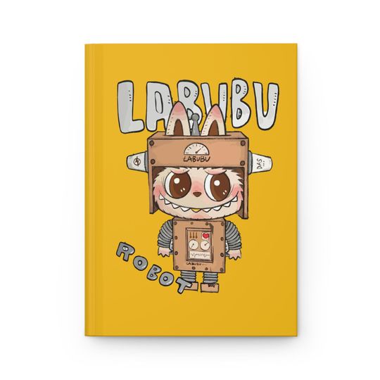 Discover Labubu Notebook, Hardcover Journal, 75 sheets, Kids Notebook, Lafufu Copybook, Labubu Supplies, Labubu Sketchbook, Zimomo Cartoon Diary