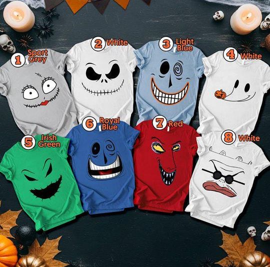 Discover Nightmare Before Christmas Costume Shirt, Jackk Skellingtonn