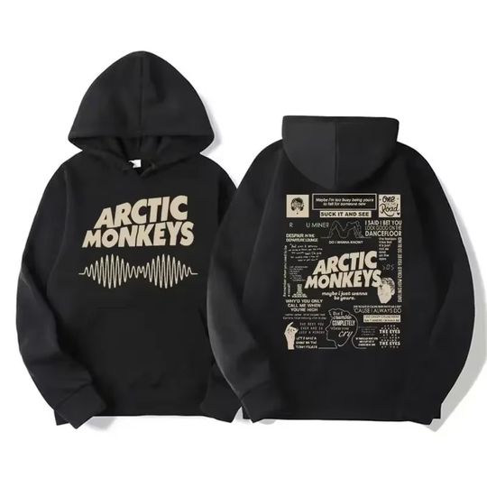 Discover Men's Retro Rock Arctic Monkeys Hoodie