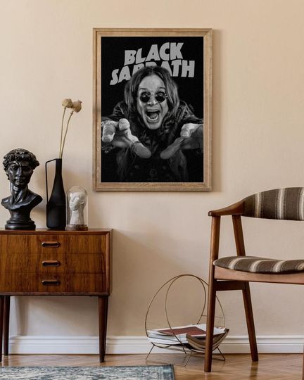 Discover Ozzy Osbourne Wall Art Print Iconic Rock Legend Poster