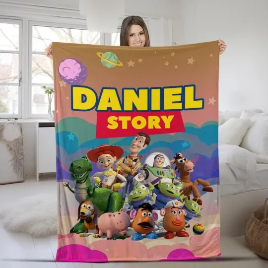 Discover Personalized toy stories Characters We Toys Can See Everything Blanket