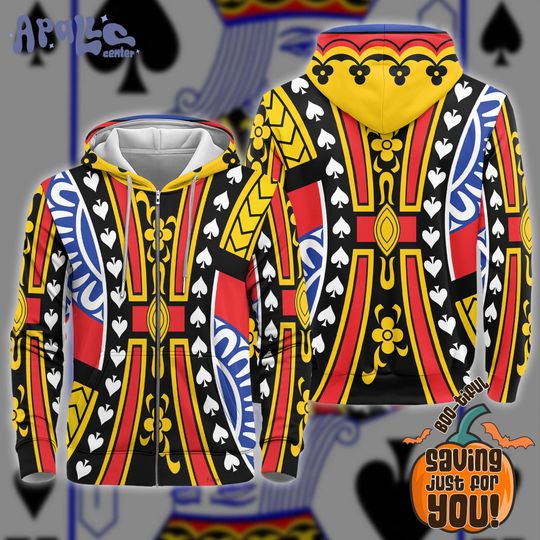 Discover King Of Spades All Over Print Costume Hoodie
