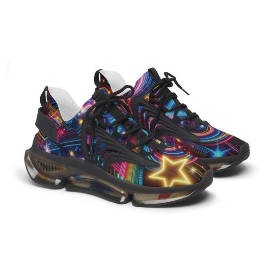 Discover Colorful Women's Mesh Sneakers - Starry Night Running Shoes