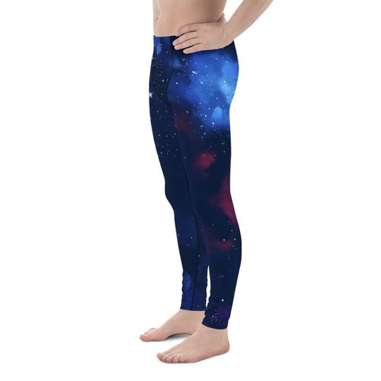 Discover Watercolor Galaxy Men's Leggings