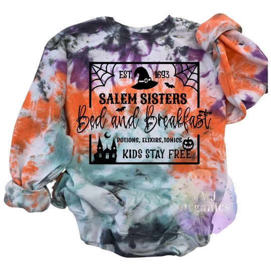 Discover fall sweatshirt, halloween sweatshirt, womens halloween Tie Dye Sweatshirts