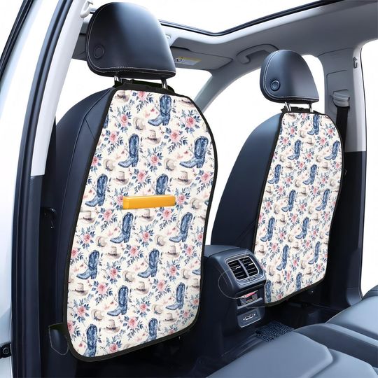 Discover Western Coquette Kick Mat Front Seat Protector