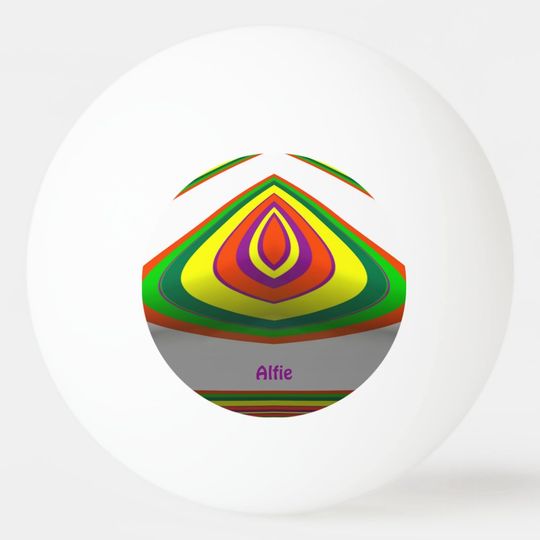 Discover ALFIE - Easily Recognized - Multicolour - Ping Pong Ball
