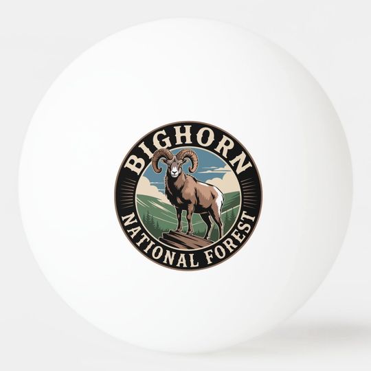 Discover Bighorn National Forest Bighorn Sheep Ping Pong Ball