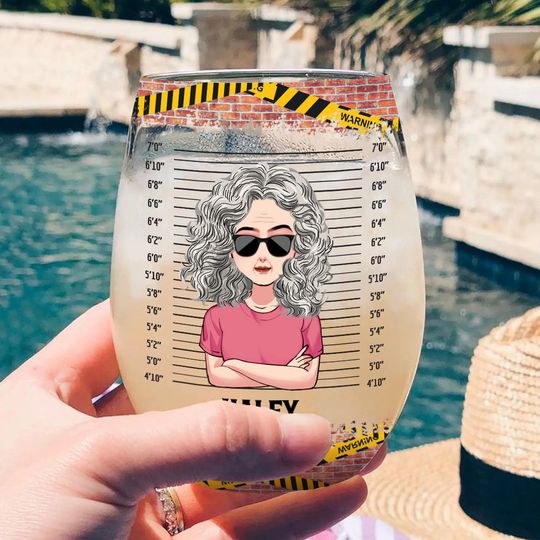 Discover Nana Partners In Crime - Personalized Mother's Day Grandma All Over  Glass