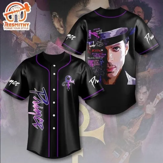 Discover Prince Singer The Pur Rain Baseball Jersey Shirt Prince Gift For Fan