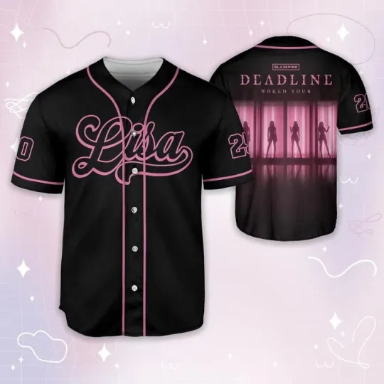 Discover Custom World Tour 2025 BP  Kpop Baseball Jersey, Kpop