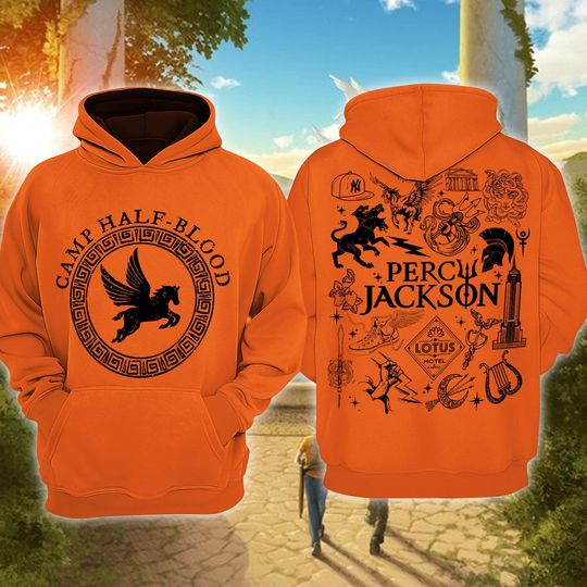 Discover Percy Jackson Halloween Costume Sweatshirt, Camp Half Blood  All Over Print Hoodie, Half Blood Chronicles Branches Sweater
