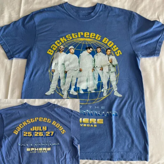 Discover SALE 30% - Backstreet Boys Merch At Sphere Las Vegas 2025 July T-Shirt