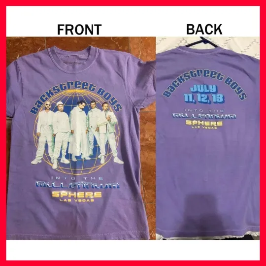 Discover SALE - Backstreet Boys At Sphere Las Vegas Merch 2025 July 11,12,13 Shirt