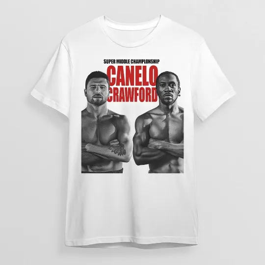 Discover Canelo Vs Crawford Boxing Fight Of The Century T shirt