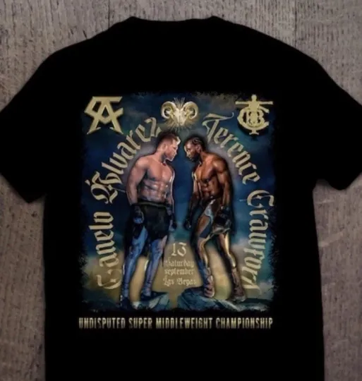 Discover Canelo Alvarez Vs Terrance Crawford Fight T-Shirt