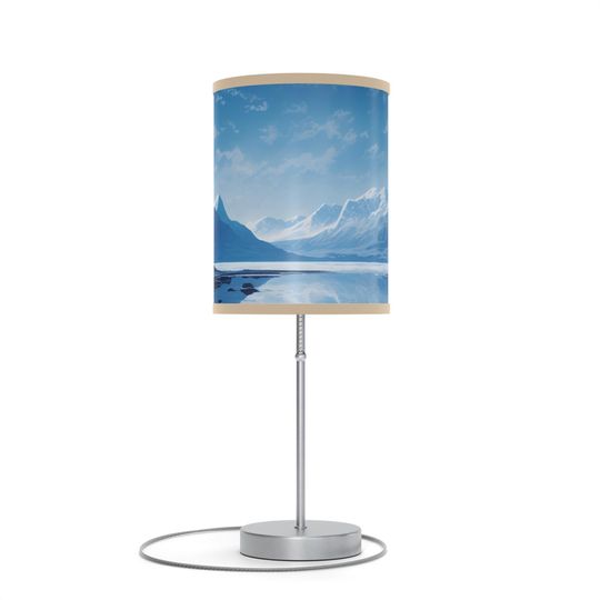Discover Stunning landscapes Lamp shade on a Stand, US|CA plug