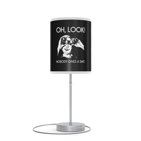 Discover Funny Trendy Oh Look Nobody Gives A Shit Lamp on a Stand, US|CA plug