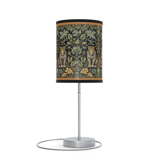 Discover Leopard Guardians Lamp on a Stand, US|CA plug