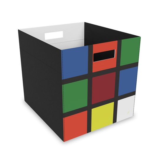 Discover Rubiks Cubes Felt Storage Box