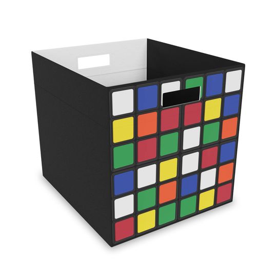 Discover Rubik's Cube Felt Storage Box - medium cube images