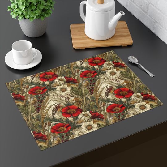 Discover Rustic Country Wildflowers Placemat