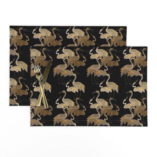Discover Ivory Cranes Placemats
