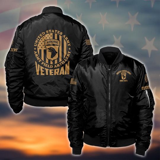 Discover Customized U.S Veteran Army Divisions Bomber Jacket