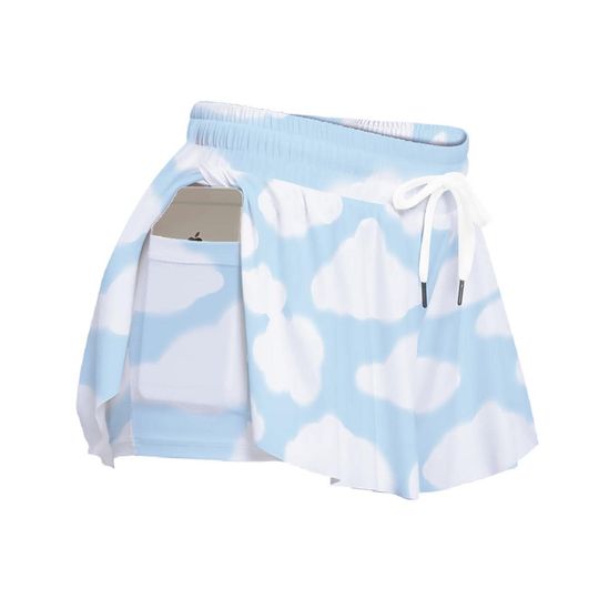 Discover Cloud Pocket Shorts |  Flowy Pastel Alt clothing | Cute Pastel Sky Bottoms