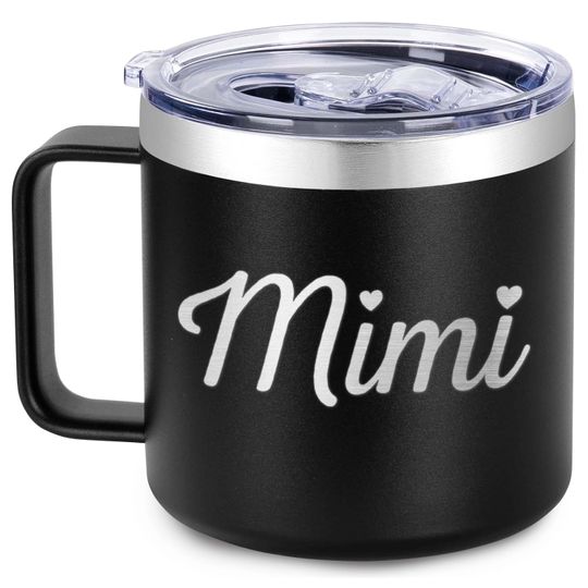 Discover Mimi Grandma Gift from Grandchildren Insulated Coffee Mug Tumbler with Handle