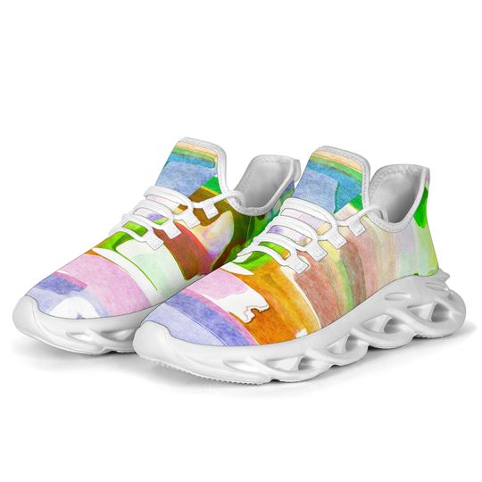 Discover Muted Pastel Colors M-Sole Sneakers, Comfortable Shoes Birthday Gifts