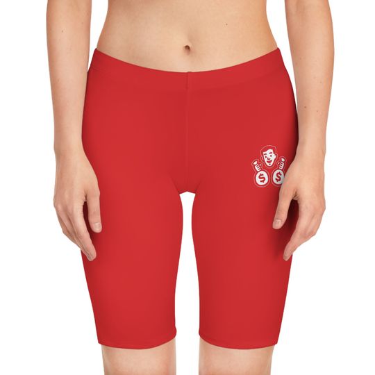 Discover Red iMB Womens Biker Shorts
