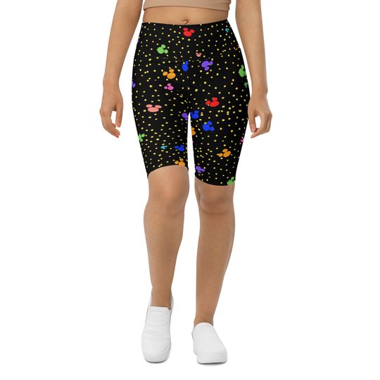 Discover Pride Rainbow Polka Dot Biker Shorts  running Outfit  Gay Pride Outfit