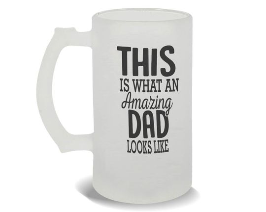 Discover Amazing Dad Looks Like Frosted Beer Mug Gift Father Day Christmas Birthday