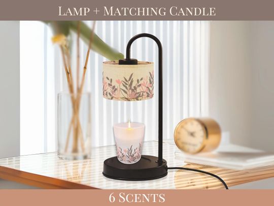 Discover Wildflowers Candle Warmer Lamp For Nightstand