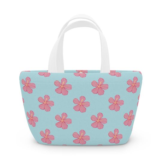 Discover Floral Lunch Bag - Colorful Insulated Tote for Picnics, Back to School