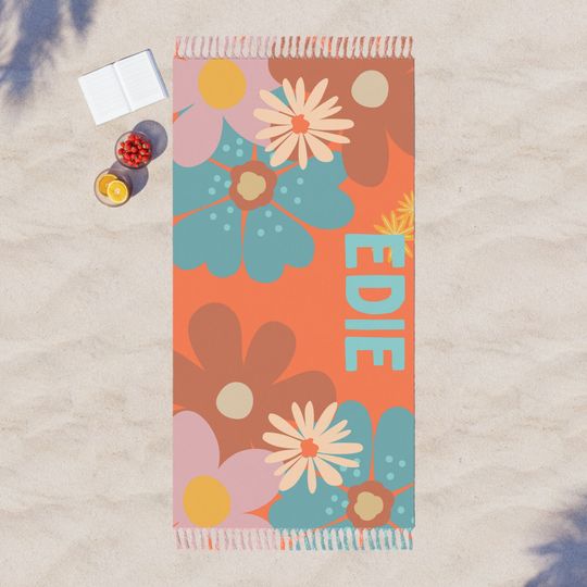 Discover Custom Large Boho Beach Cloth, Personalized Large Beach Towel