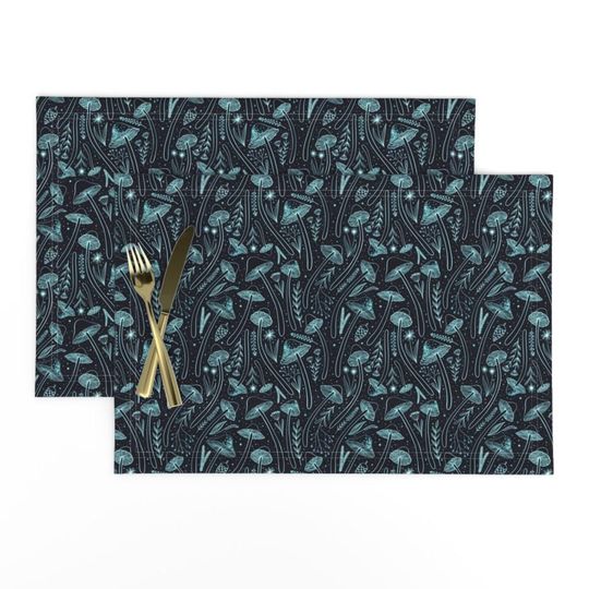 Discover Night Botanical Placemats