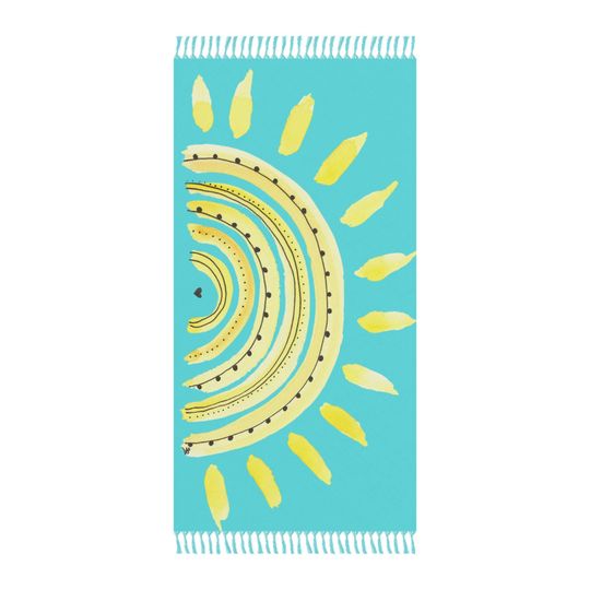 Discover Boho Beach Wrap Sarong| Sunny Vibes Towel | Summer Beach Blanket