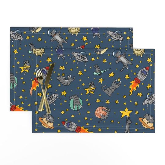 Discover Space Cat Placemats