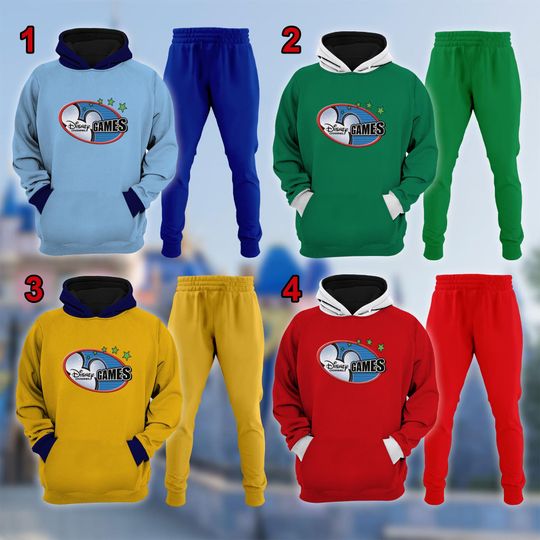 Discover Disneyyy Channel Games 3D Hoodiet, Disneyyy Channel Cosplay Jogger