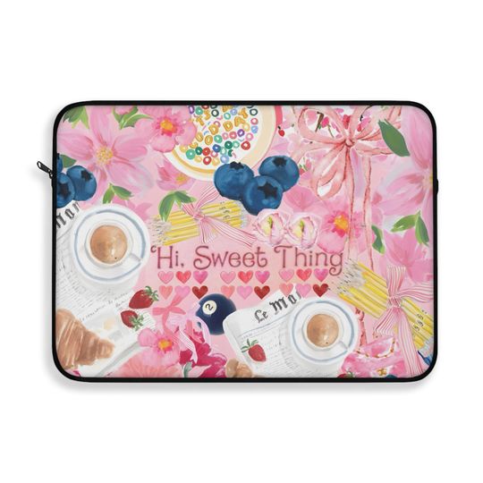 Discover Coquette Collage Laptop case, Laptop iPad tablet sleeve, Coquette MacBook Sleeve, Laptop Case, Floral Laptop Sleeve, Pretty Laptop Sleeve