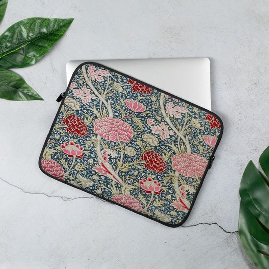 Discover William Morris Laptop Sleeve | Bird Laptop Sleeve | William Morris Laptop Case | Aesthetic Laptop Case