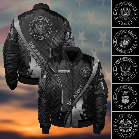Discover Customized Veteran Bomber Jacket