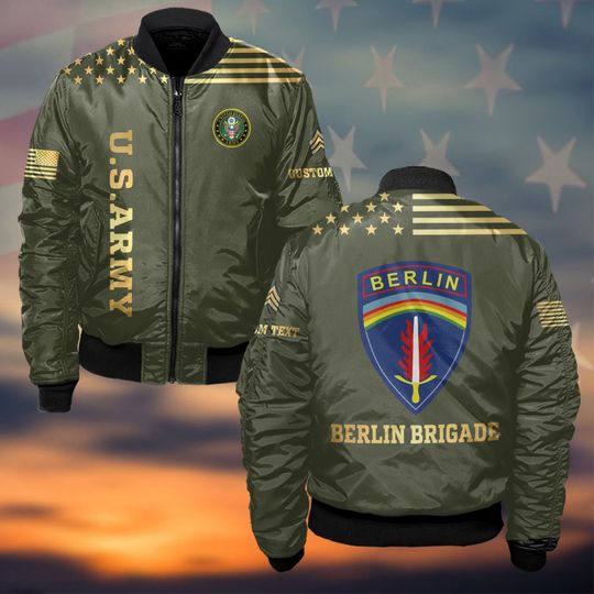 Discover Customized Army Units Bomber Jacket